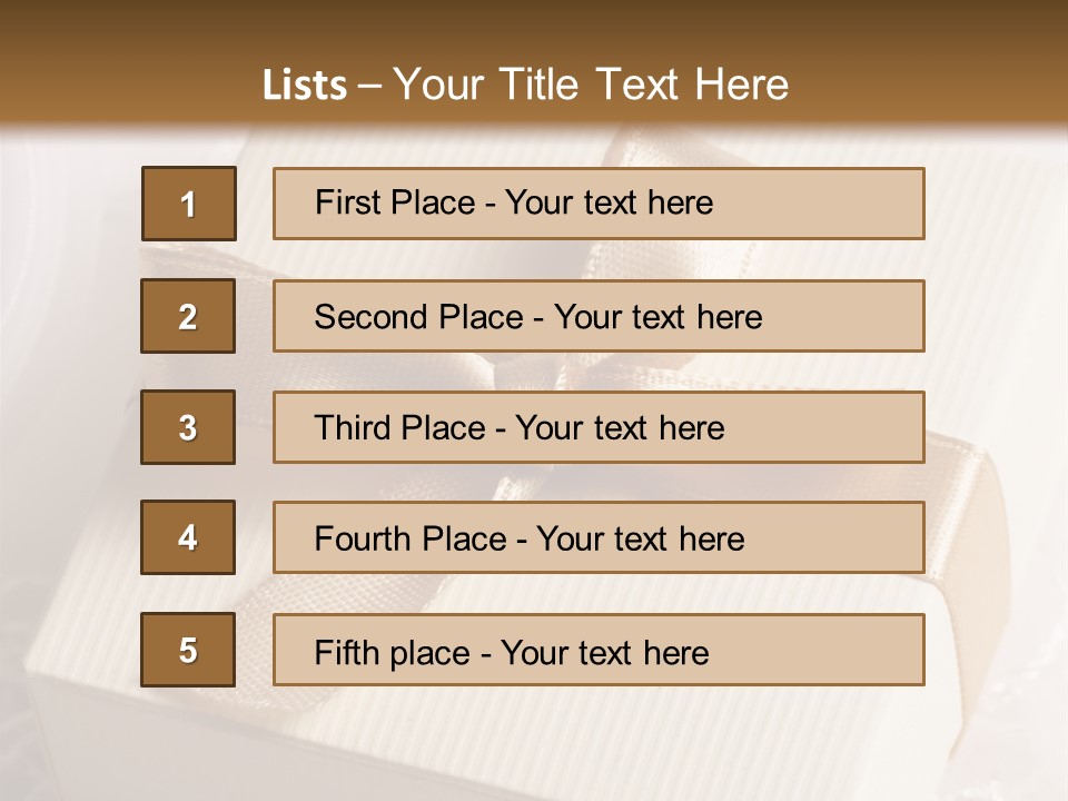 Wedding Gift PowerPoint Template