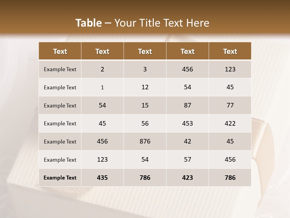 Wedding Gift PowerPoint Template