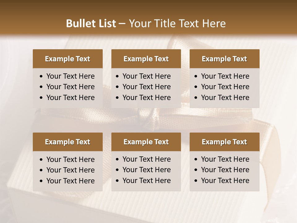 Wedding Gift PowerPoint Template