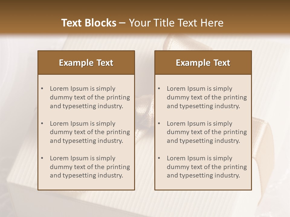 Wedding Gift PowerPoint Template
