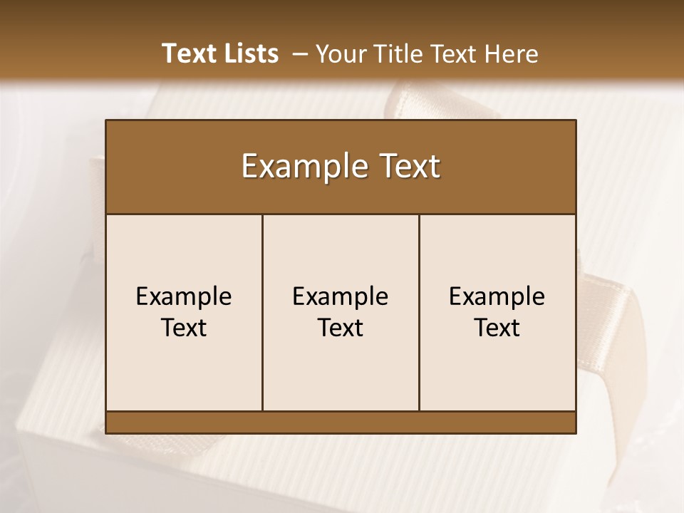 Wedding Gift PowerPoint Template