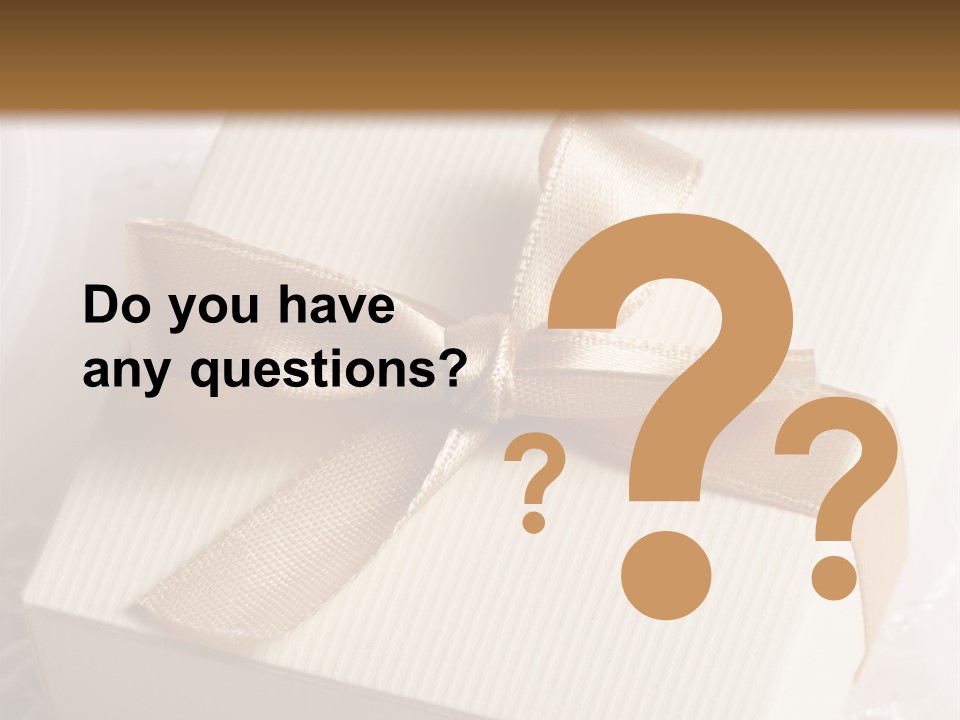 Wedding Gift PowerPoint Template