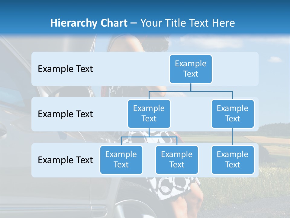 Broken Down Car PowerPoint Template