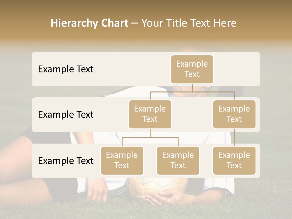 Football Human Girl PowerPoint Template