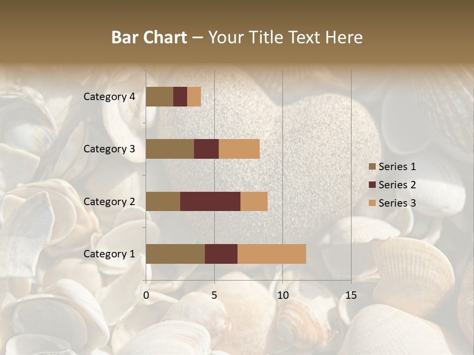 Sea Shell Heart PowerPoint Template
