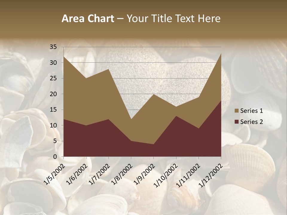 Sea Shell Heart PowerPoint Template