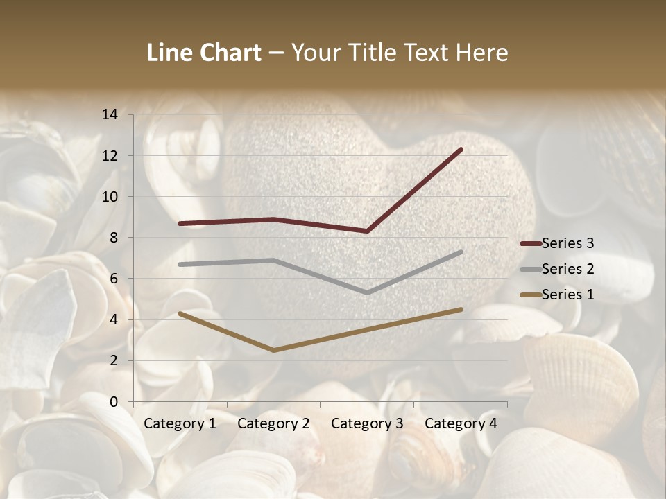 Sea Shell Heart PowerPoint Template
