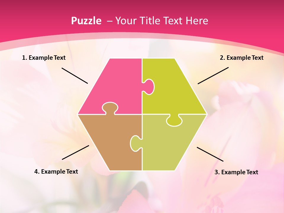 Flowers Bunch Desktops PowerPoint Template