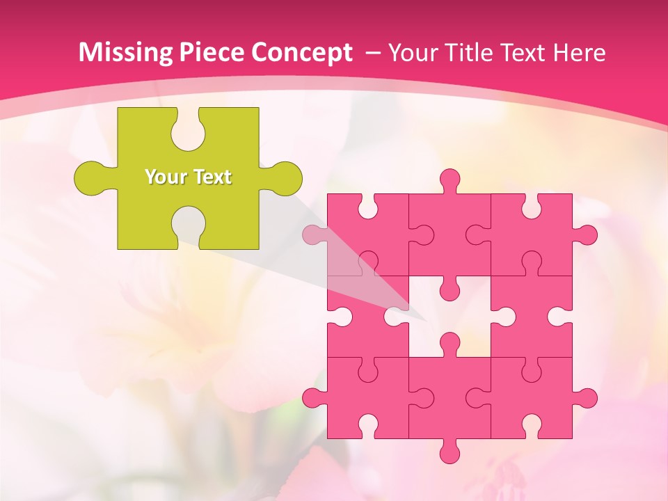 Flowers Bunch Desktops PowerPoint Template