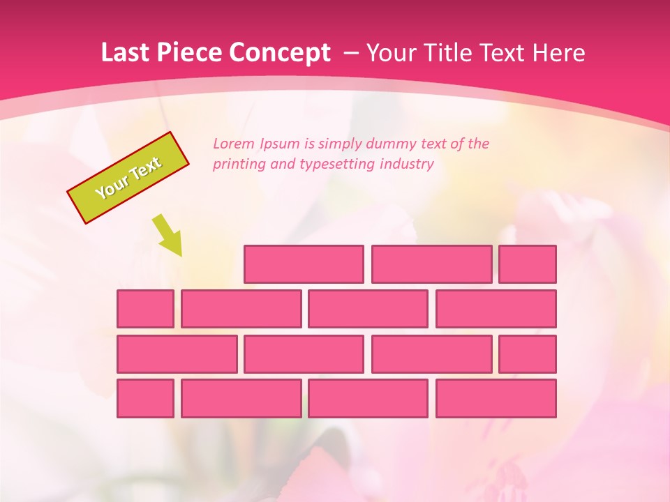 Flowers Bunch Desktops PowerPoint Template