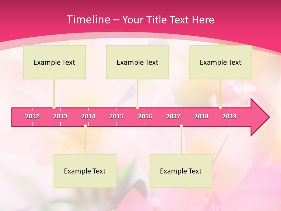Flowers Bunch Desktops PowerPoint Template
