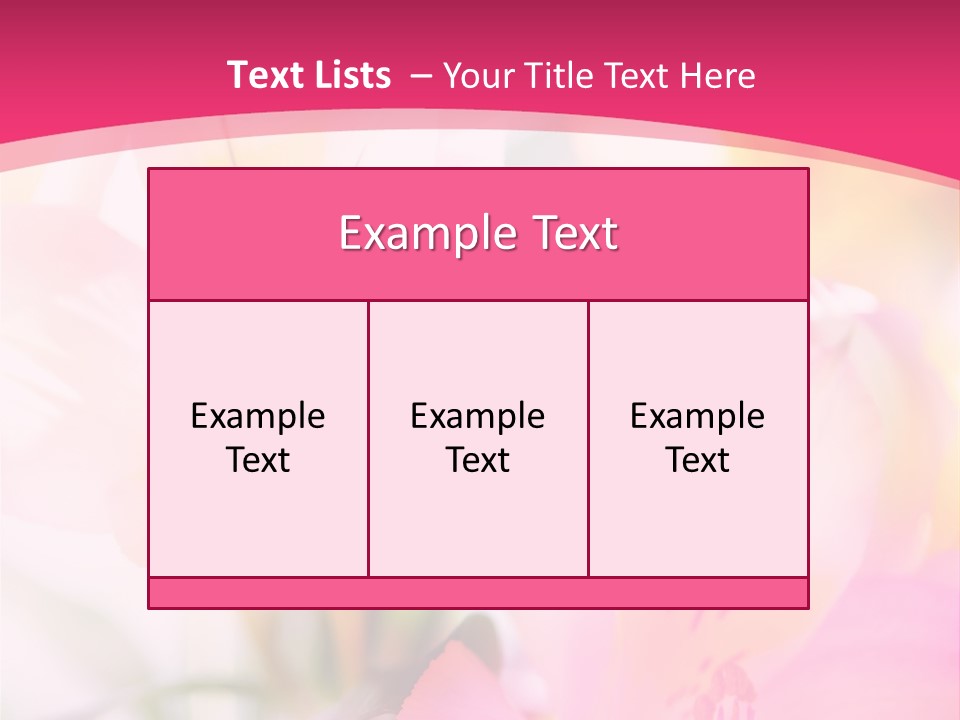 Flowers Bunch Desktops PowerPoint Template