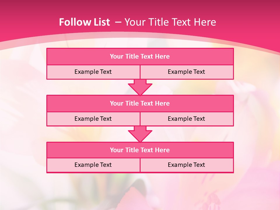 Flowers Bunch Desktops PowerPoint Template