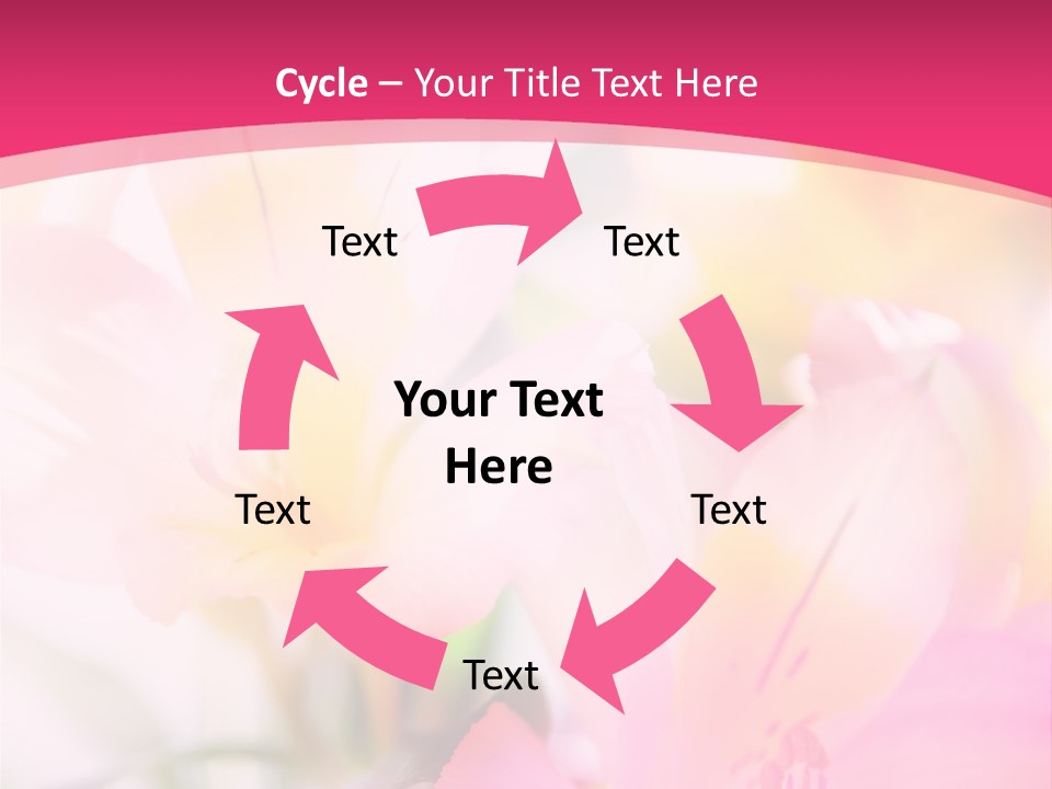 Flowers Bunch Desktops PowerPoint Template