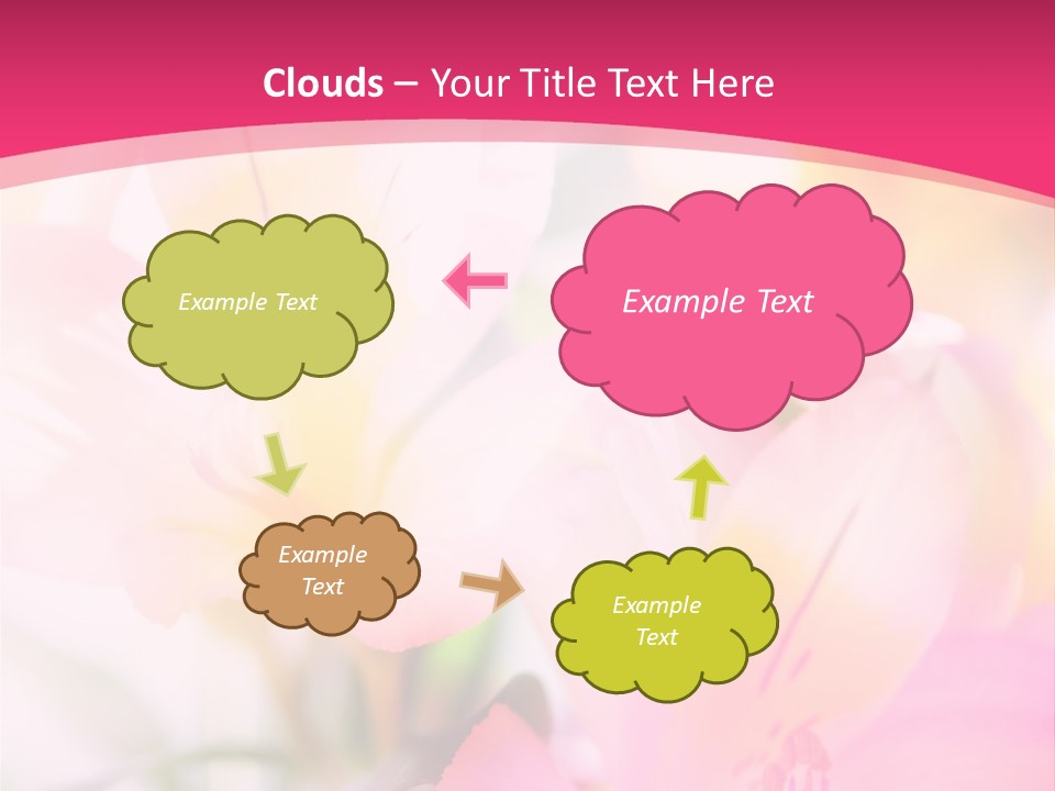 Flowers Bunch Desktops PowerPoint Template
