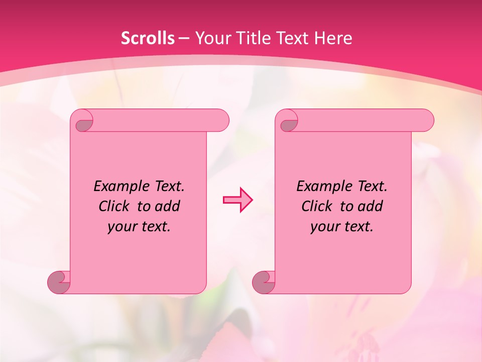Flowers Bunch Desktops PowerPoint Template