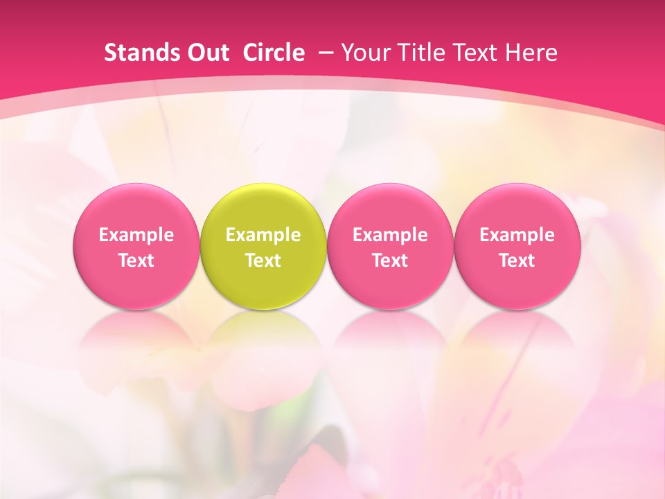 Flowers Bunch Desktops PowerPoint Template