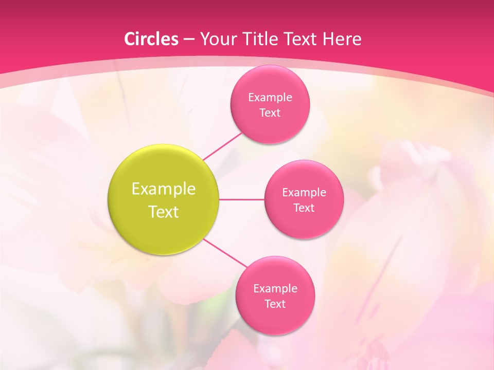 Flowers Bunch Desktops PowerPoint Template