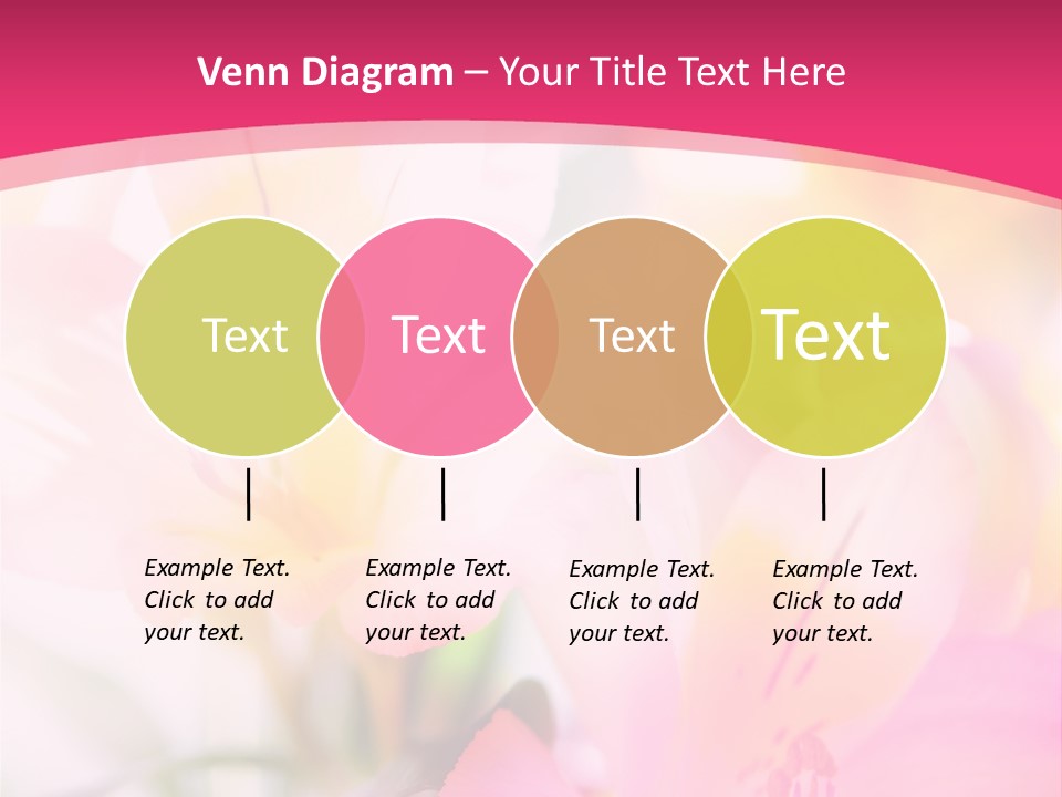 Flowers Bunch Desktops PowerPoint Template