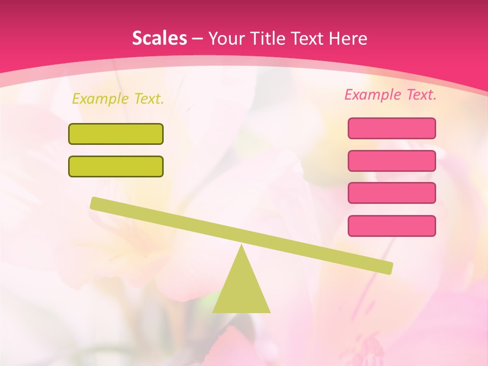Flowers Bunch Desktops PowerPoint Template