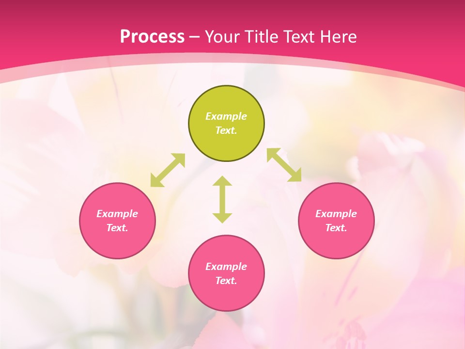 Flowers Bunch Desktops PowerPoint Template