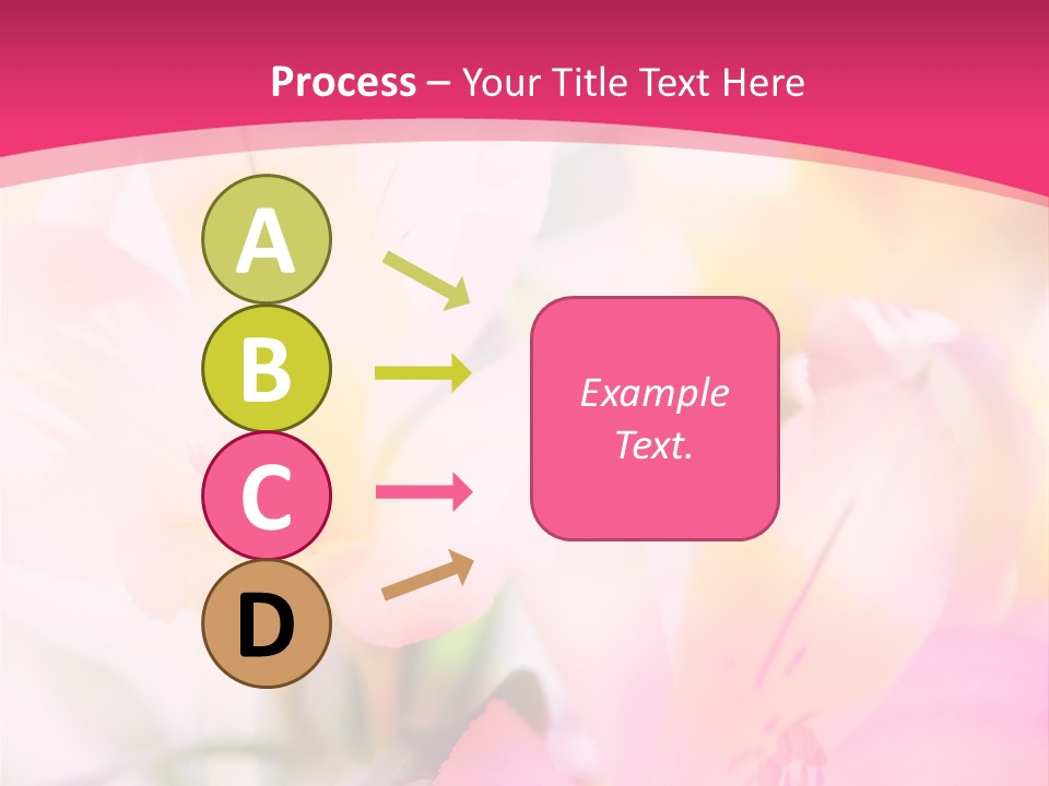 Flowers Bunch Desktops PowerPoint Template