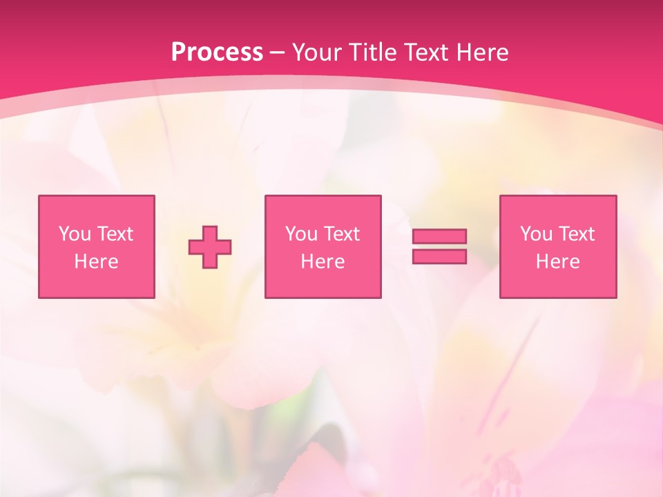 Flowers Bunch Desktops PowerPoint Template