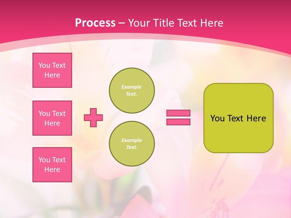 Flowers Bunch Desktops PowerPoint Template