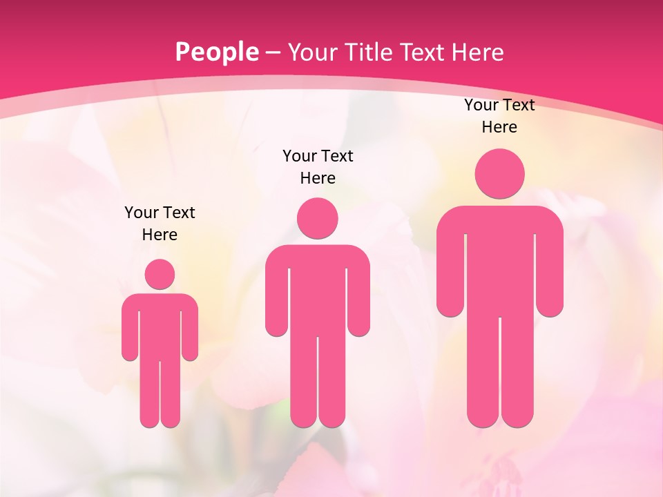 Flowers Bunch Desktops PowerPoint Template