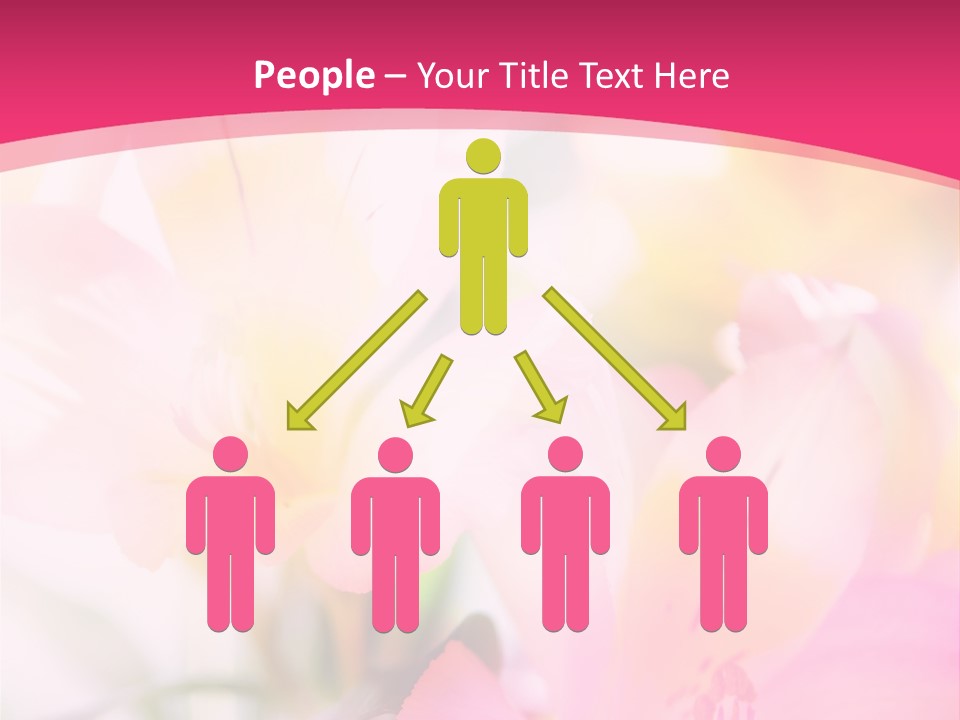 Flowers Bunch Desktops PowerPoint Template