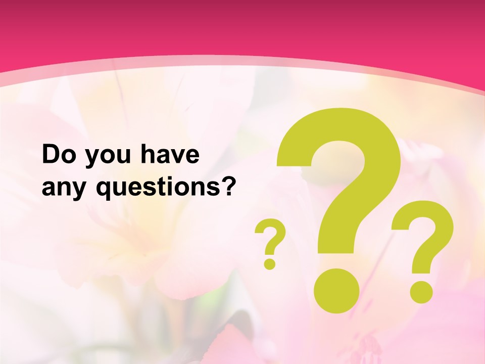 Flowers Bunch Desktops PowerPoint Template