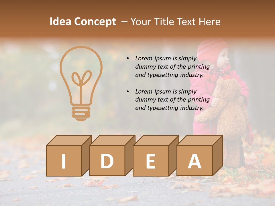 Cute Baby PowerPoint Template