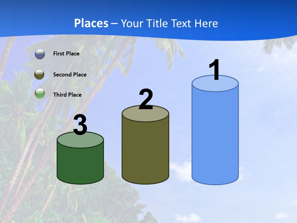 Scenery Wave Cloud PowerPoint Template