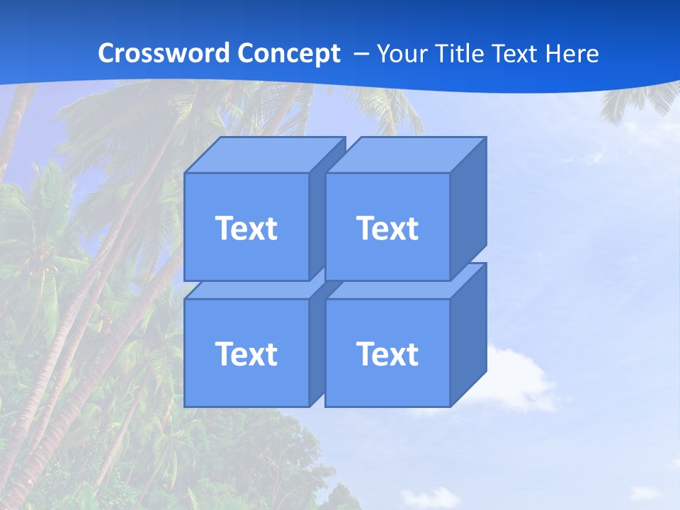 Scenery Wave Cloud PowerPoint Template