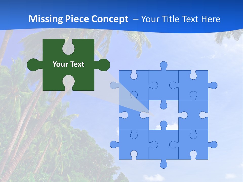 Scenery Wave Cloud PowerPoint Template