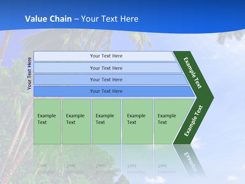 Scenery Wave Cloud PowerPoint Template