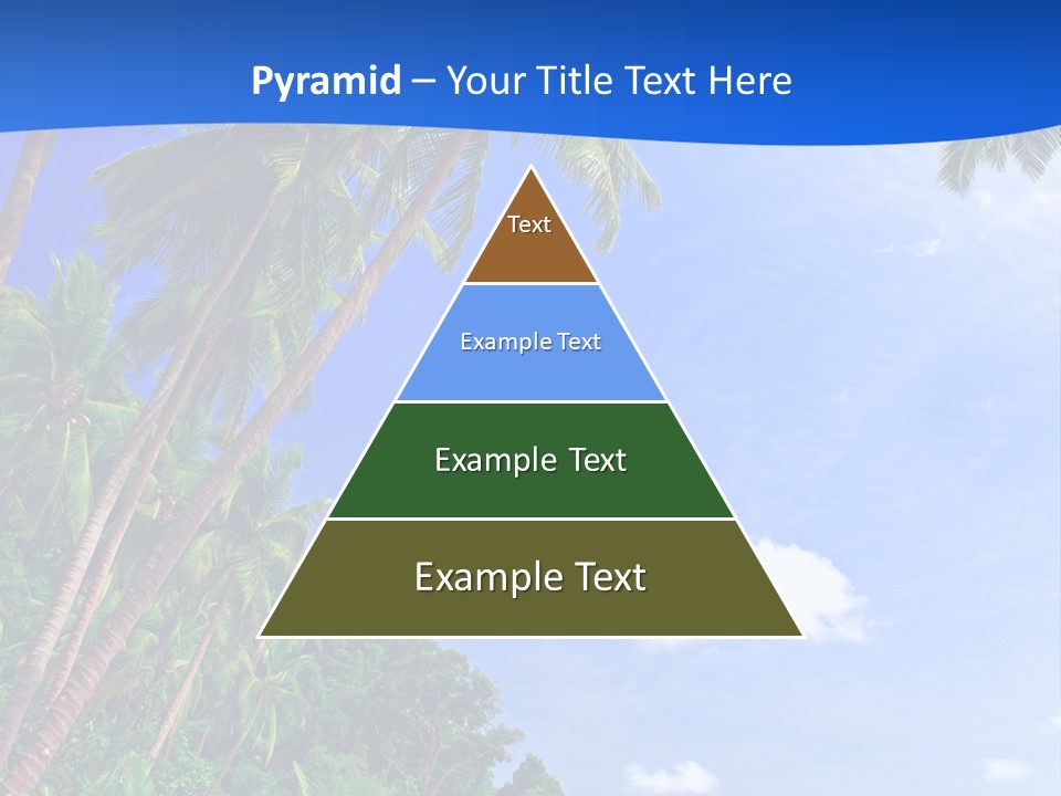 Scenery Wave Cloud PowerPoint Template