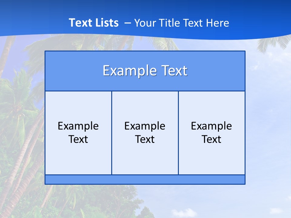 Scenery Wave Cloud PowerPoint Template
