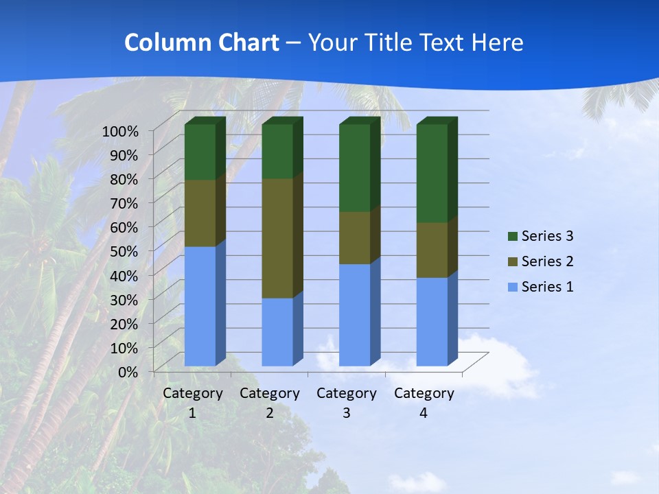 Scenery Wave Cloud PowerPoint Template