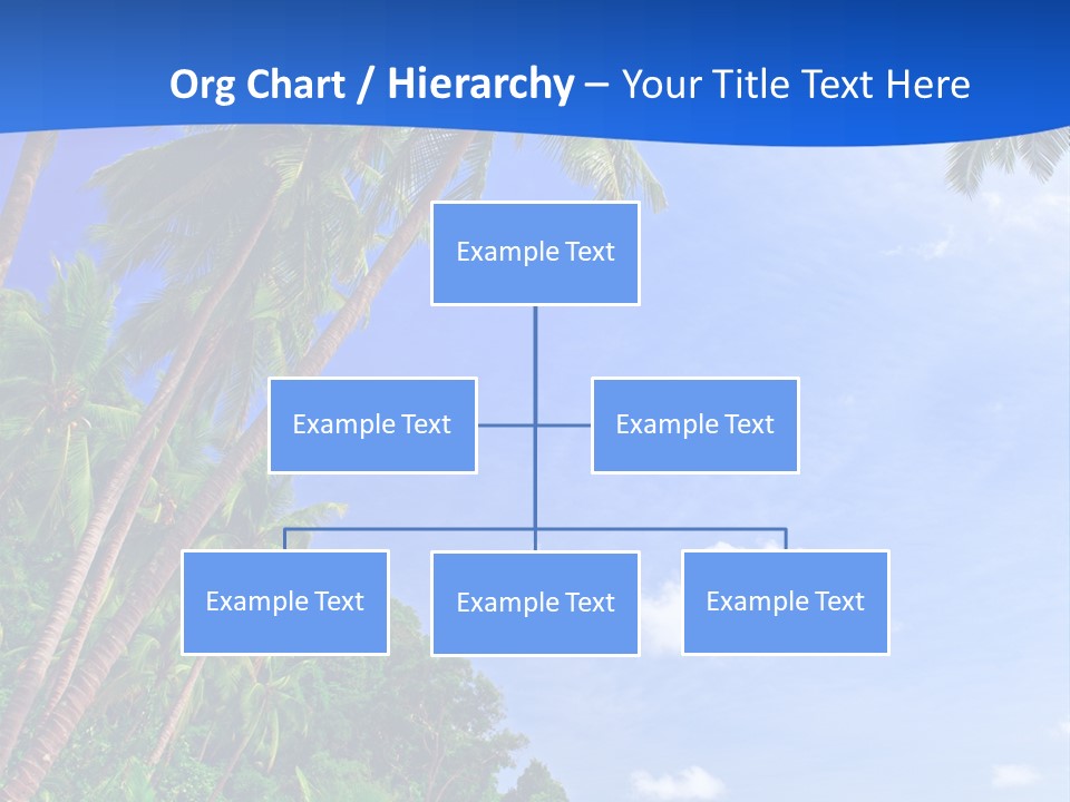 Scenery Wave Cloud PowerPoint Template