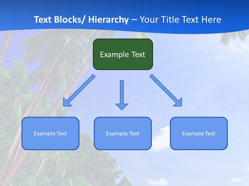 Scenery Wave Cloud PowerPoint Template