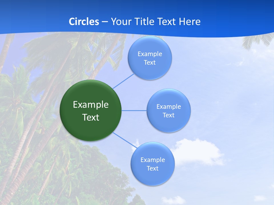 Scenery Wave Cloud PowerPoint Template