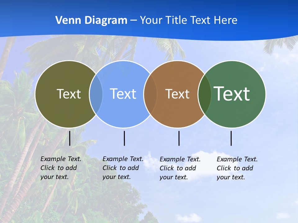 Scenery Wave Cloud PowerPoint Template