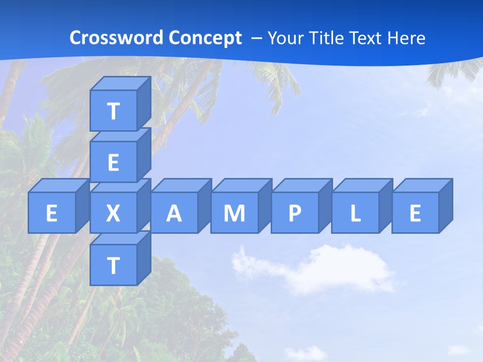Scenery Wave Cloud PowerPoint Template