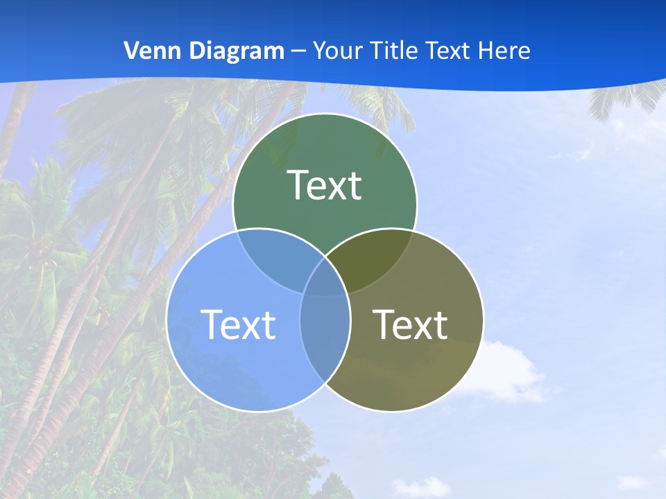 Scenery Wave Cloud PowerPoint Template