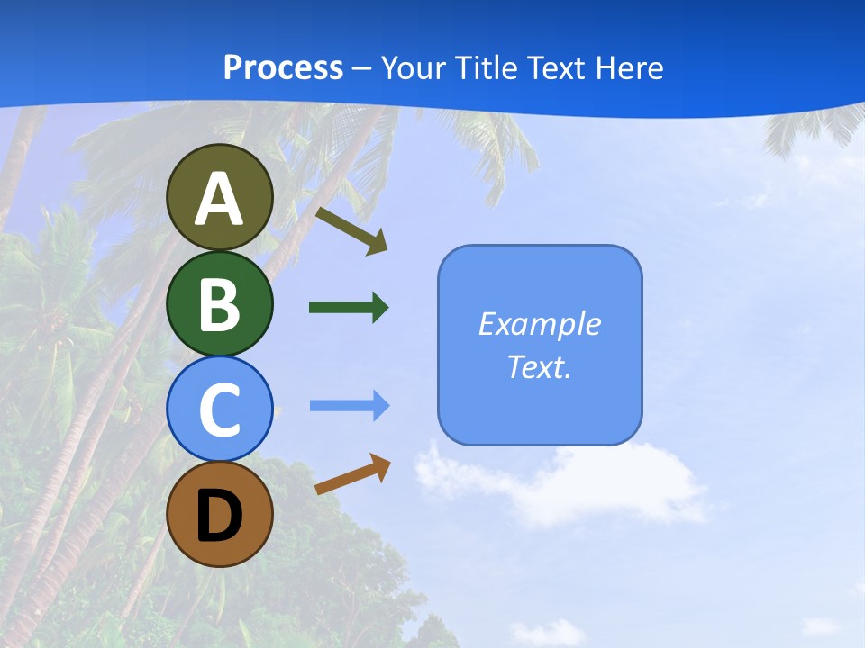 Scenery Wave Cloud PowerPoint Template