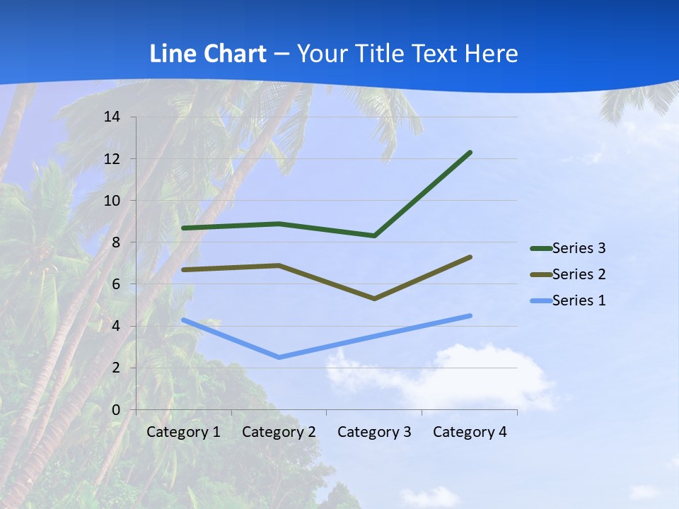 Scenery Wave Cloud PowerPoint Template