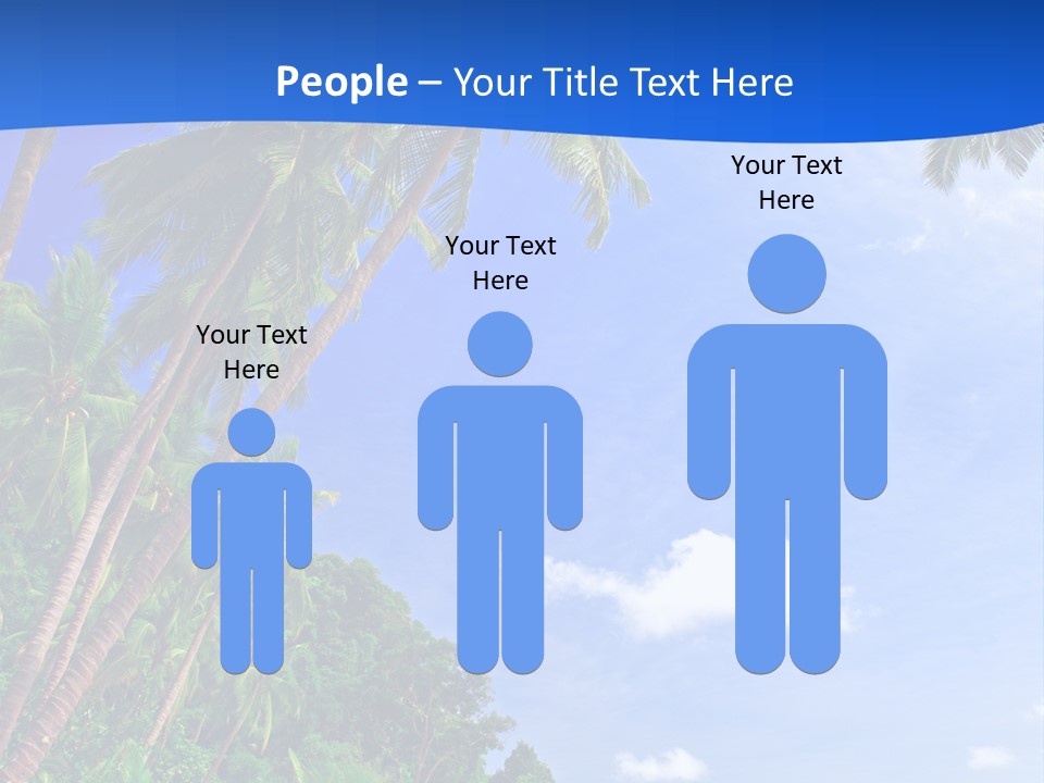 Scenery Wave Cloud PowerPoint Template