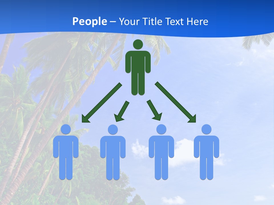 Scenery Wave Cloud PowerPoint Template