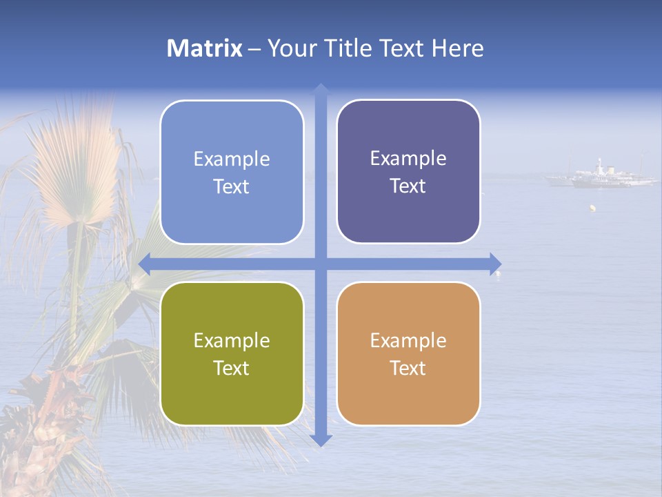 French Riviera Yacht PowerPoint Template